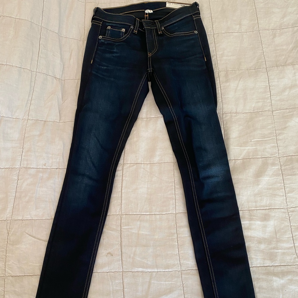 Rag & Bone Skinny dark wash jeans